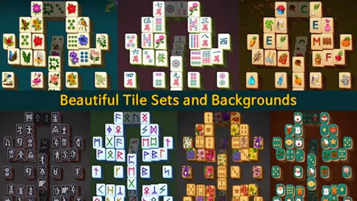 Mahjong Blossom Solitaire android App screenshot 0